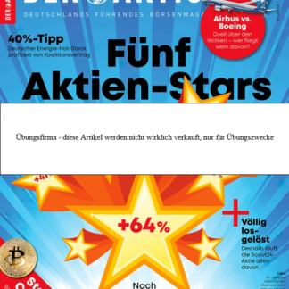 Aktuelle Wirtschaftsinformationen - Der Aktionär - Abo