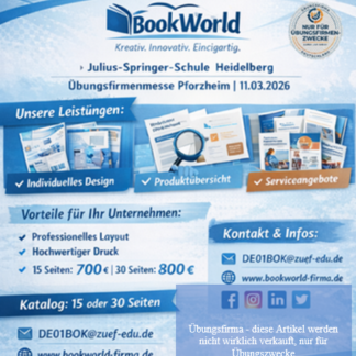 Werbeprospekt nach Maß (15 Seiten)